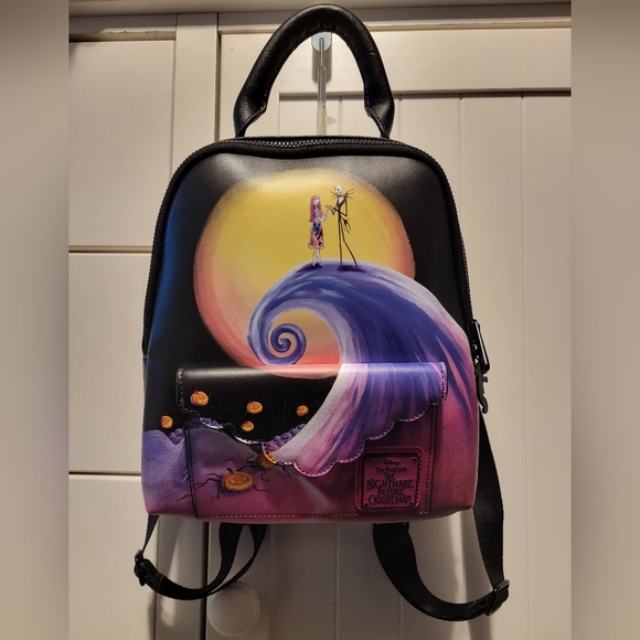 The Nightmare Before Christmas Spiral Hill Mini Backpack - Picture 1 of 13